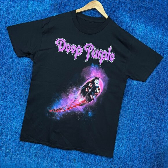 Deep Purple Self Titled Album Rock Band Graphic T-Shirt Size Large - Picture 3 of 4
